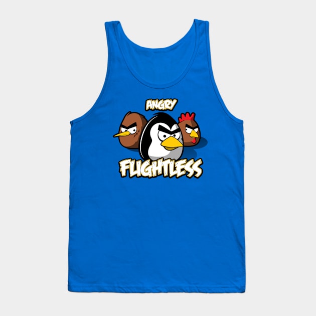 Angry flightless Tank Top by raxarts